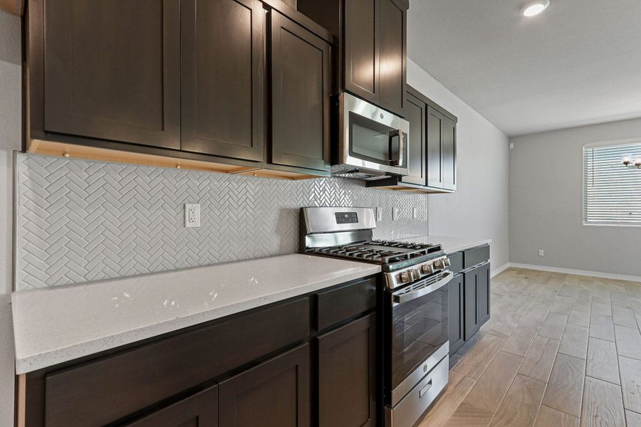 Furnished interior view inside a new home in Emerald Estates, Horizon City (Image 15). Furnished interior view inside a new home in Emerald Estates, Horizon City (Image 15).