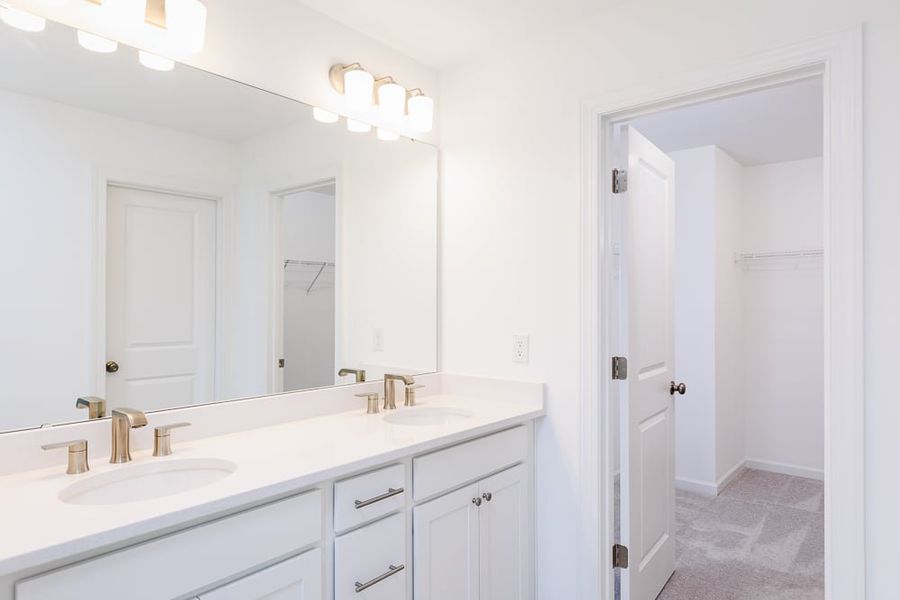Furnished interior view inside a new home in Forestville Station, Wake Forest (Image 18). Furnished interior view inside a new home in Forestville Station, Wake Forest (Image 18).
