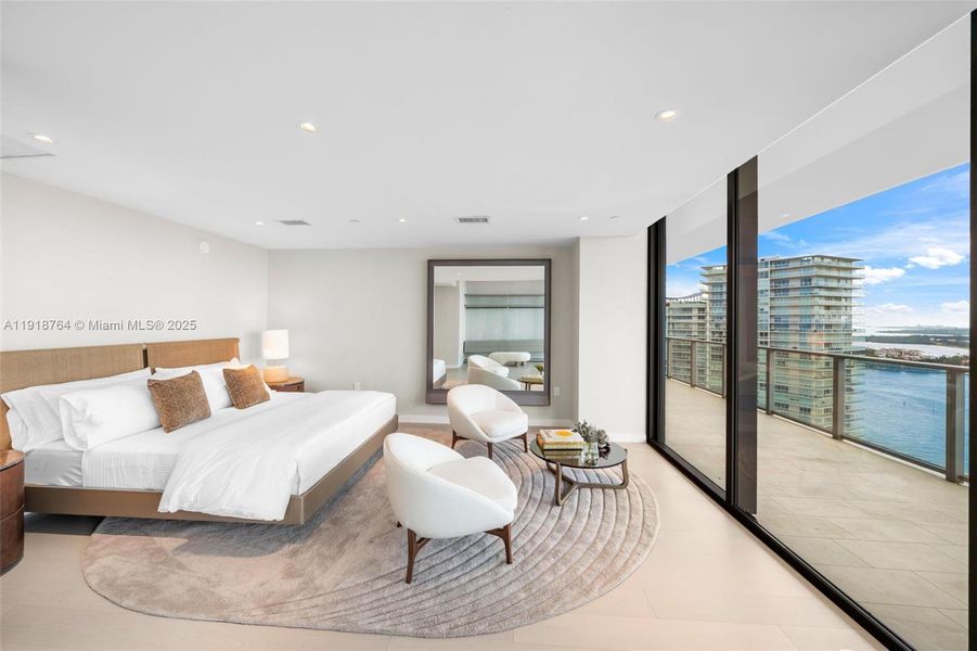 Furnished interior view inside a new home in Five Park, Miami Beach (Image 45). Furnished interior view inside a new home in Five Park, Miami Beach (Image 45).