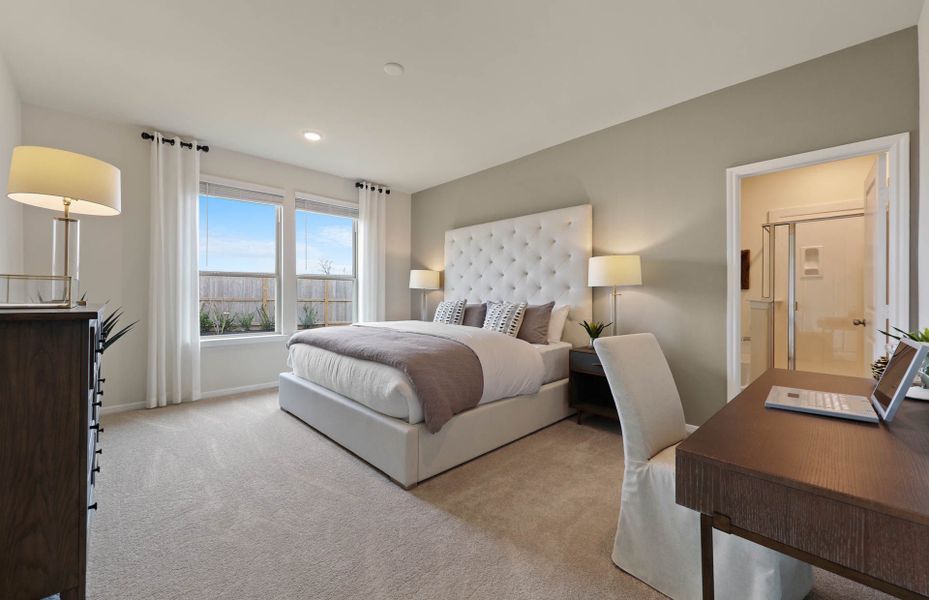 Representative furnished interior of a home built from the Eastgate by Pulte Homes in Bay Creek, Baytown (Image 15). Representative furnished interior of a home built from the Eastgate by Pulte Homes in Bay Creek, Baytown (Image 15).