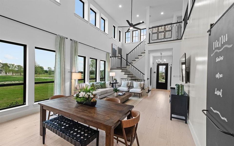 Furnished interior view inside a new home in The Grove Frisco, Frisco (Image 7).