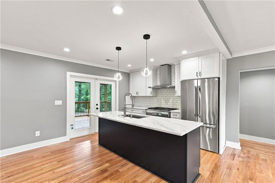 Furnished interior view inside a new home in , Atlanta (Image 8). Furnished interior view inside a new home in , Atlanta (Image 8).