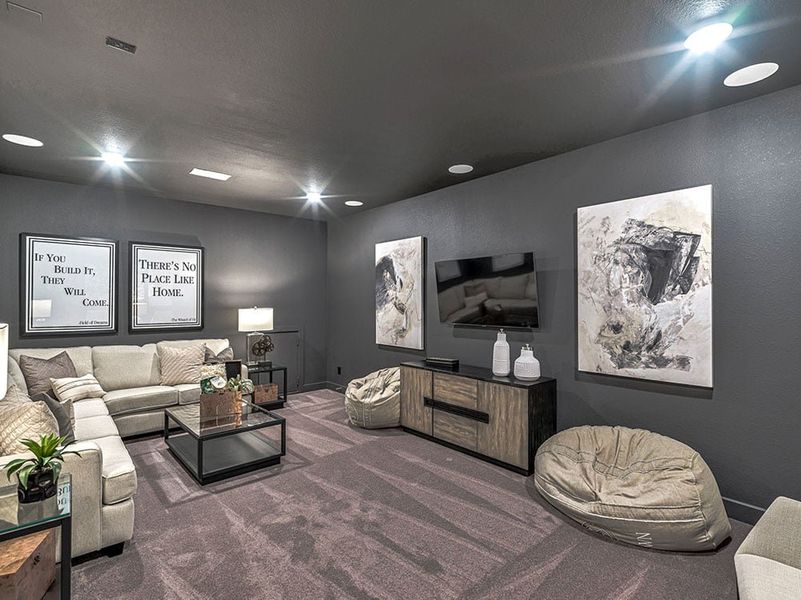 Representative furnished interior of a home built from the Palisade by Taylor Morrison in Avalon at Friendswood, Friendswood (Image 42).