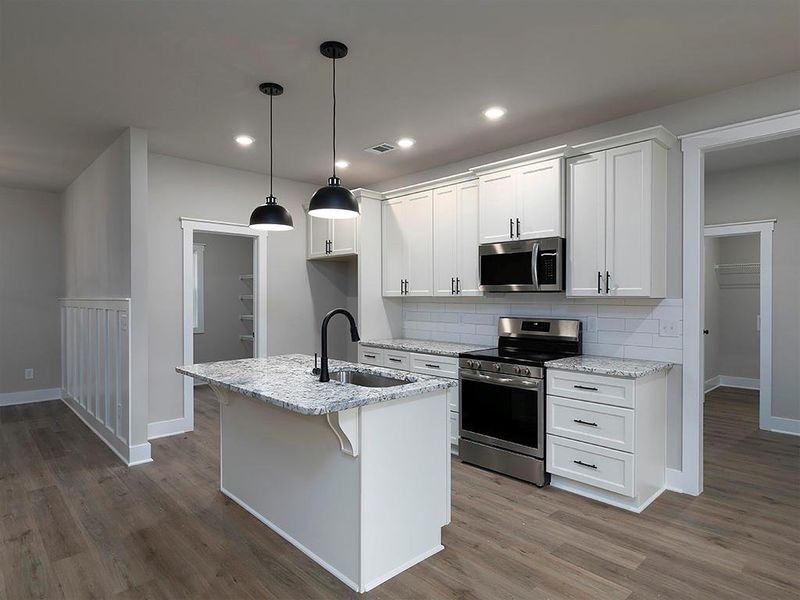 Furnished interior view inside a new home in , Dallas (Image 12).