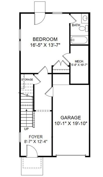 2D floor plan layout for the The Balfour by Stanley Martin Homes in Westpark at Cane Bay, Summerville, SC (Image 4). 2D floor plan layout for the The Balfour by Stanley Martin Homes in Westpark at Cane Bay, Summerville, SC (Image 4).