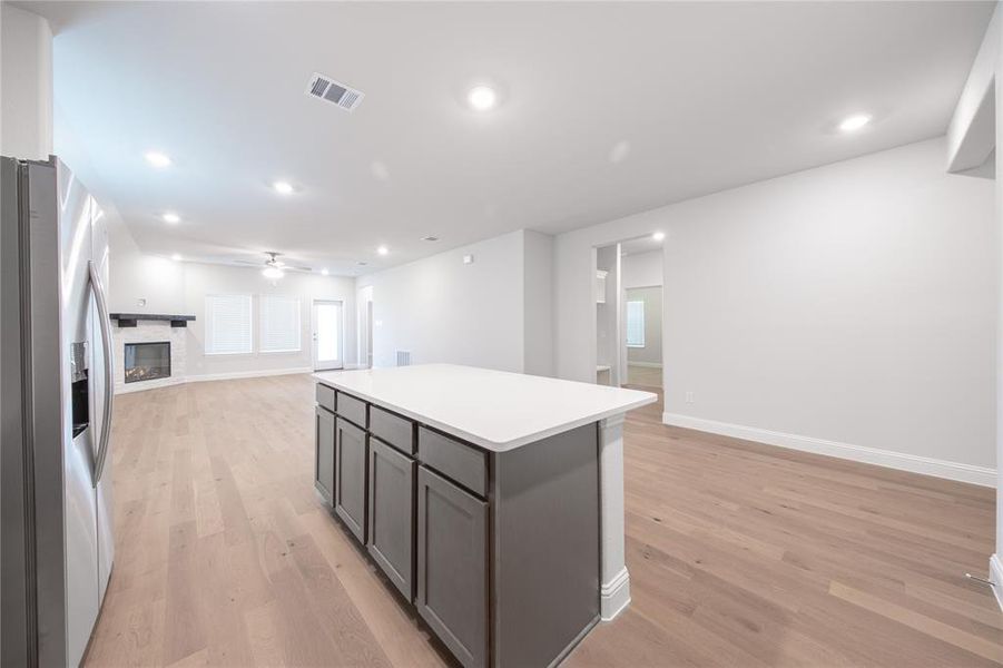 Furnished interior view inside a new home in Goodland: Overlook 60', Midlothian (Image 8).