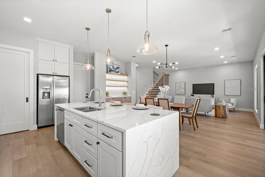 Furnished interior view inside a new home in , Orlando (Image 38).