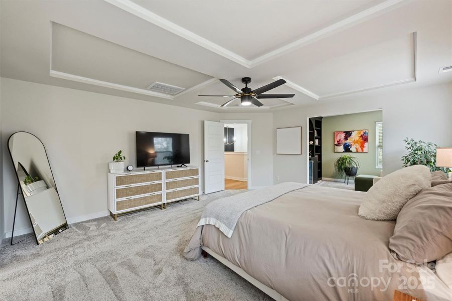 Furnished interior view inside a new home in , Charlotte (Image 32).