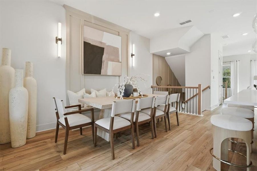 Furnished interior view inside a new home in Barrett Pointe, Kennesaw (Image 35).