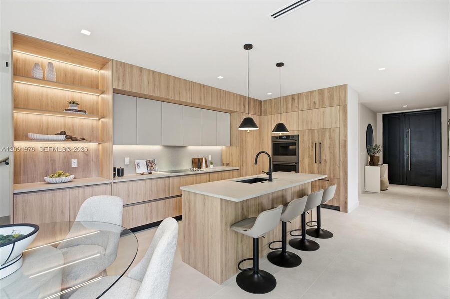 Furnished interior view inside a new home in , Miami (Image 6).