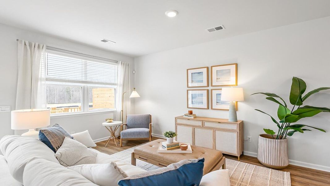 Furnished interior view inside a new home in The Crossing at St. James, Goose Creek (Image 11).