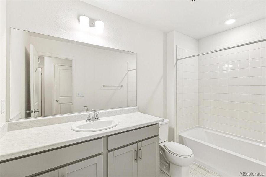 Furnished interior view inside a new home in Sky Ranch Villas, Watkins (Image 12).