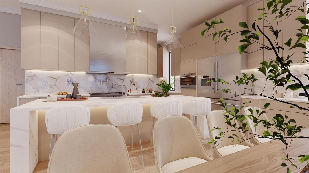 Furnished interior view inside a new home in , Fort Pierce (Image 12).