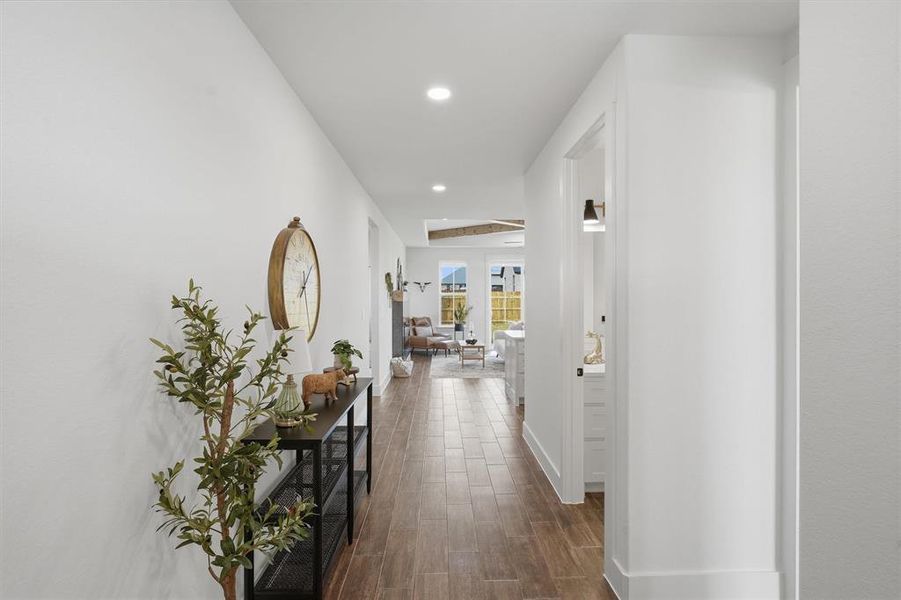 Furnished interior view inside a new home in , Tolar (Image 9).