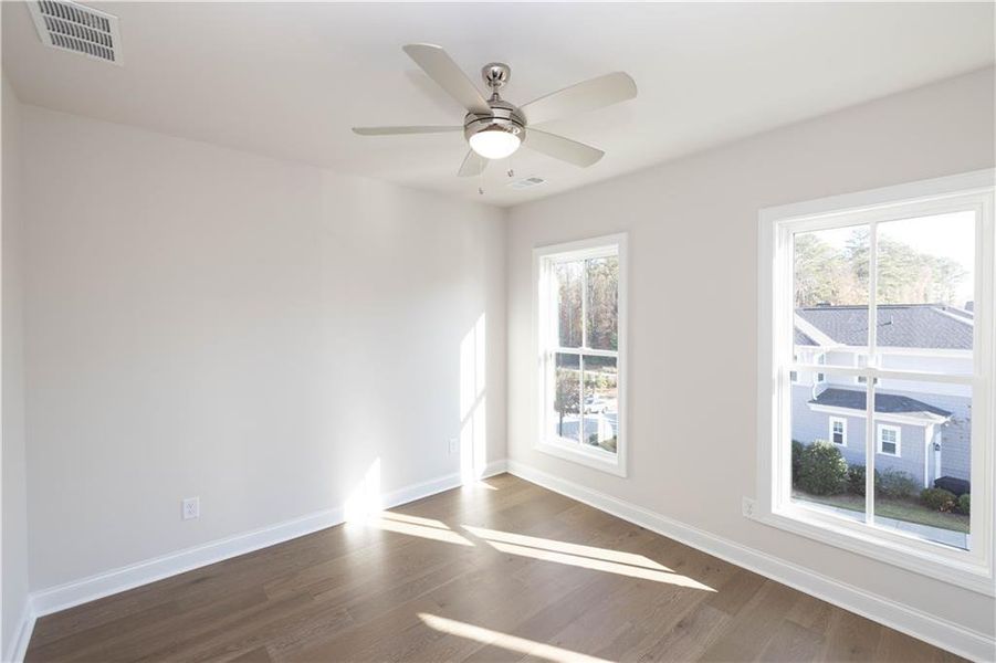 Spacious, unfurnished interior of a new home in Byers Park, Alpharetta (Image 28). Spacious, unfurnished interior of a new home in Byers Park, Alpharetta (Image 28).
