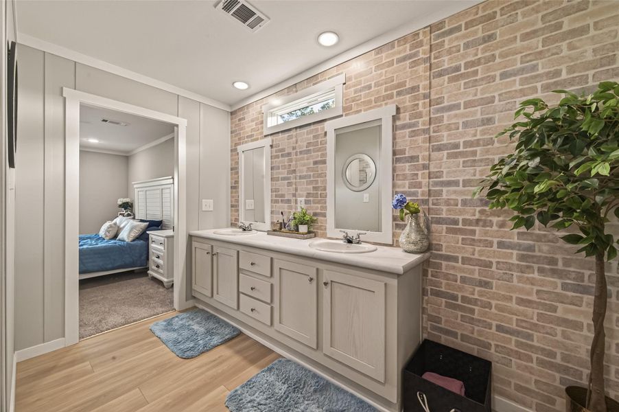 Furnished interior view inside a new home in , Cleveland (Image 34).