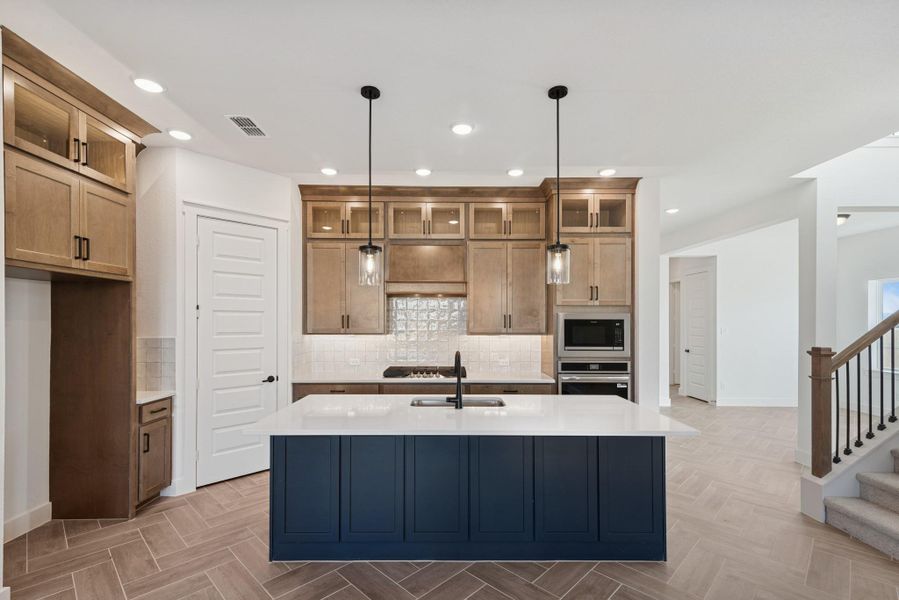 Furnished interior view inside a new home in , Katy (Image 4).