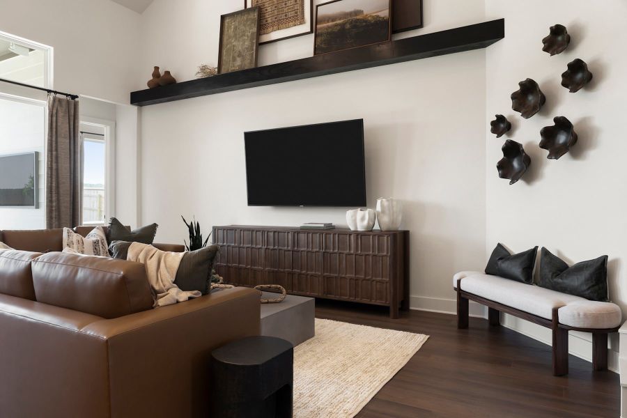 Furnished interior view inside a new home in Lagos Reserve, Manor (Image 16).