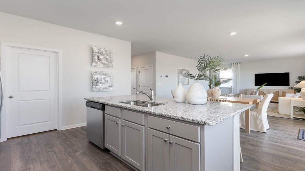 Representative furnished interior of a home built from the GALEN by D.R. Horton in Carrington Woods, Longs (Image 10).
