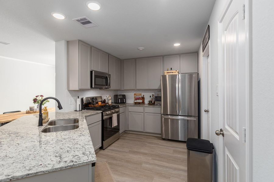 Furnished interior view inside a new home in The Villages at Westpointe, Dayton (Image 6). Furnished interior view inside a new home in The Villages at Westpointe, Dayton (Image 6).