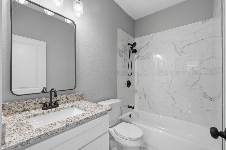 Furnished interior view inside a new home in , Willis (Image 12).