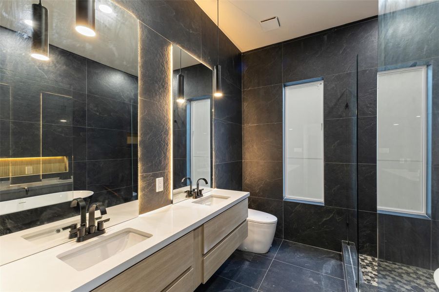 Furnished interior view inside a new home in , Houston (Image 8).