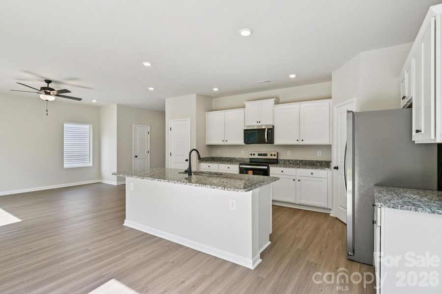 Furnished interior view inside a new home in Willow Estates, Shelby (Image 11).