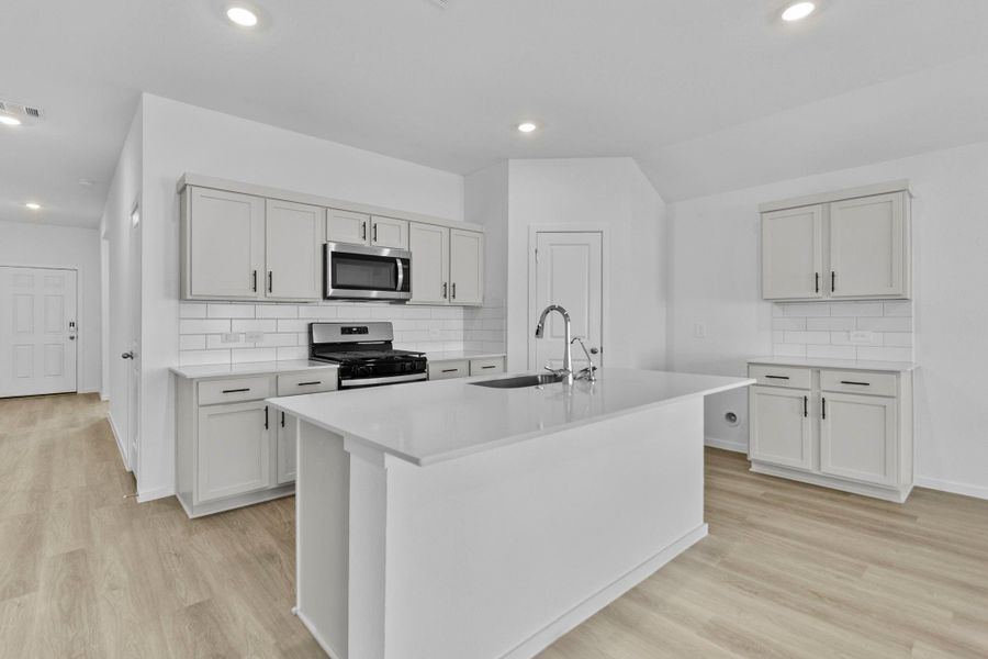 Furnished interior view inside a new home in , Splendora (Image 10).