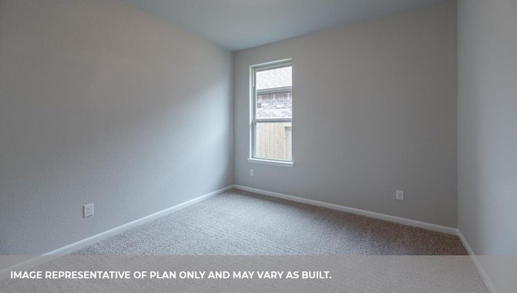 Representative unfurnished interior of a home built from the Fannin by D.R. Horton in Westwood, League City (Image 17).
