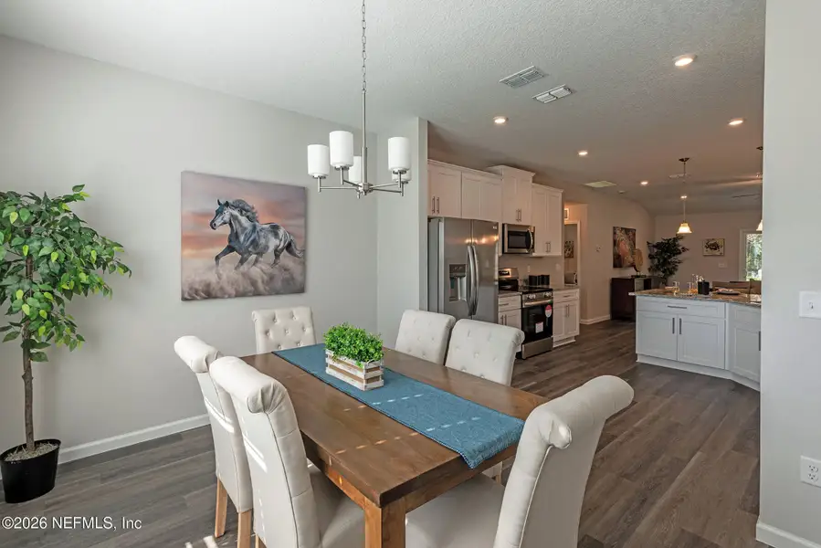 Furnished interior view inside a new home in , Jacksonville (Image 9).