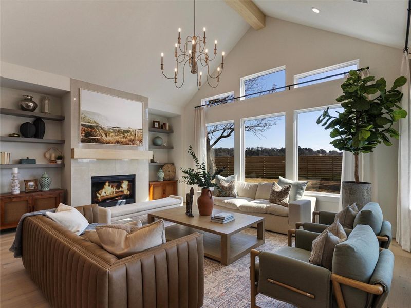 Furnished interior view inside a new home in , Smithville (Image 16).