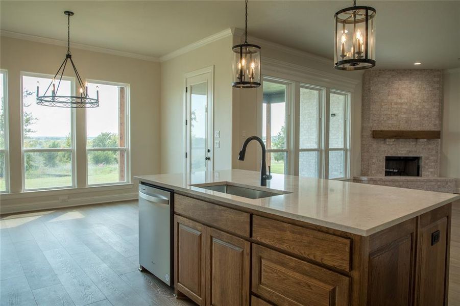 Furnished interior view inside a new home in , Brock (Image 4).