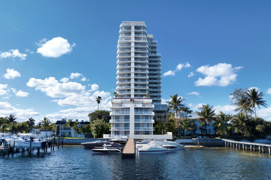 Condo located in West Palm Beach, FL showcasing its design and architecture (Image 2).
