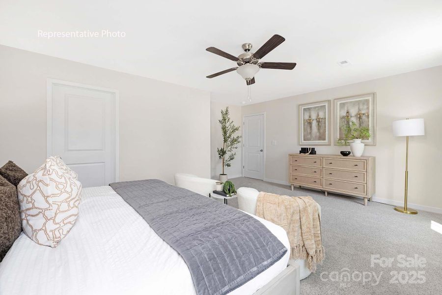 Furnished interior view inside a new home in Villages of Maiden, Maiden (Image 19).