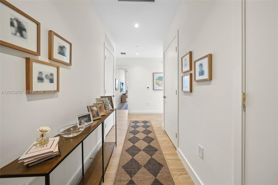 Furnished interior view inside a new home in , Miami (Image 15). Furnished interior view inside a new home in , Miami (Image 15).