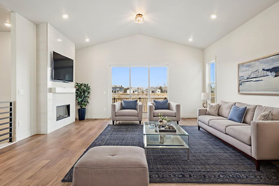 Furnished interior view inside a new home in Villa Collection, Fort Collins (Image 3).
