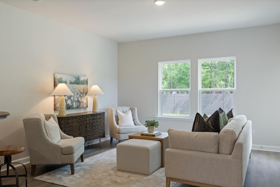 Furnished interior view inside a new home in Hammock Walk at Nexton, Summerville (Image 6). Furnished interior view inside a new home in Hammock Walk at Nexton, Summerville (Image 6).