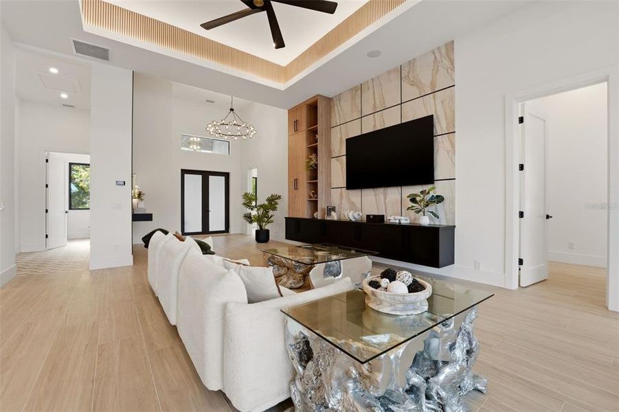 Furnished interior view inside a new home in , Sarasota (Image 46).
