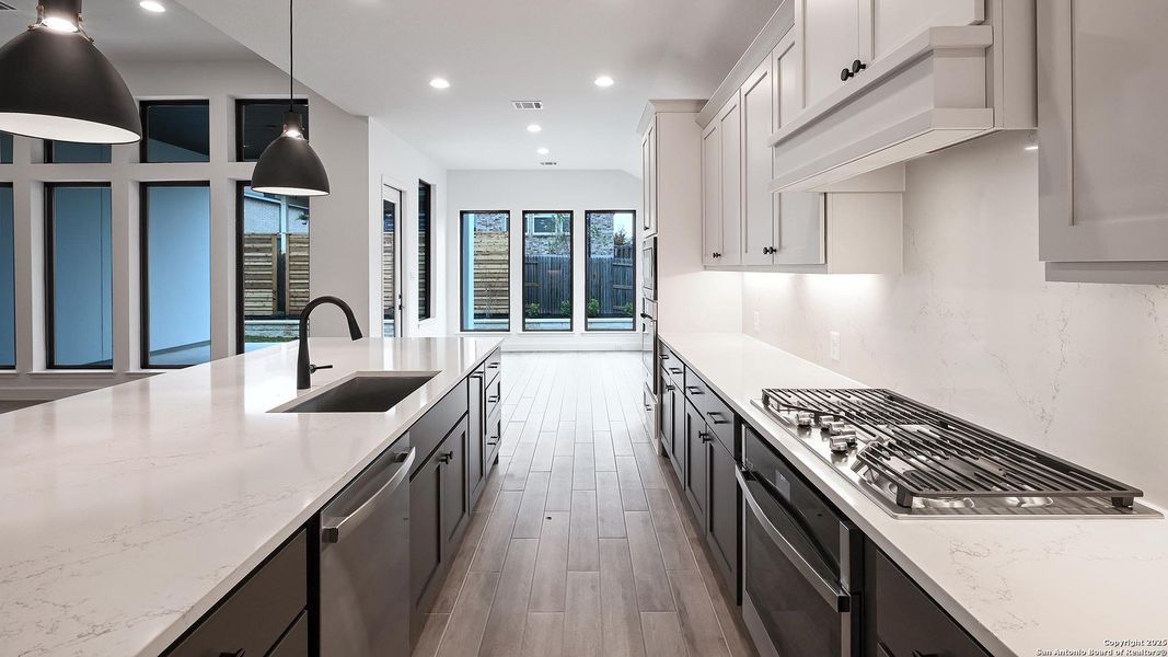 Furnished interior view inside a new home in Veramendi 60', New Braunfels (Image 12).