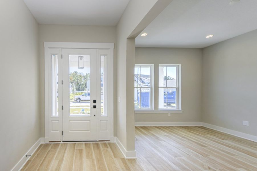Representative unfurnished interior of a home built from the Julington by Riverside Homes in Hidden Creek at SilverLeaf 70' Series, St. Augustine (Image 27).