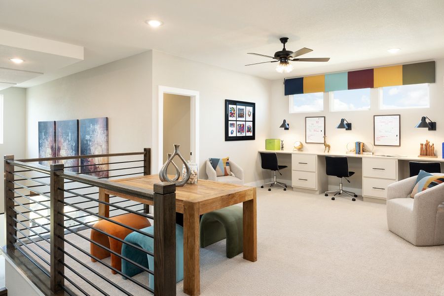 Furnished interior view inside a new home in Blackhawk, Pflugerville (Image 5).