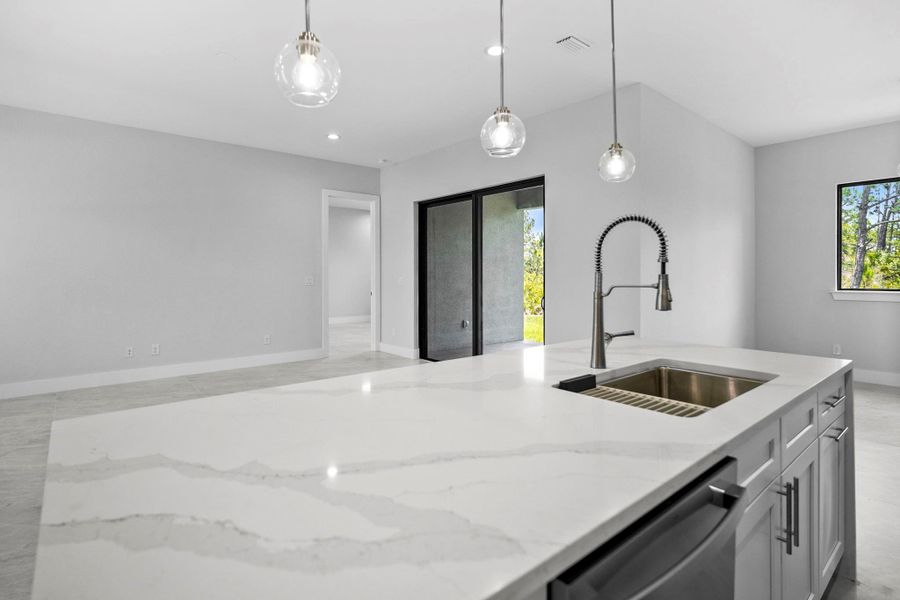 Furnished interior view inside a new home in , Port Charlotte (Image 9). Furnished interior view inside a new home in , Port Charlotte (Image 9).