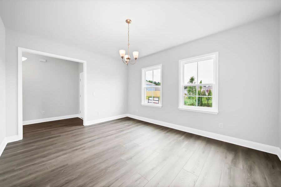 Spacious, unfurnished interior of a new home in Monroe Preserve, Chapin (Image 42).