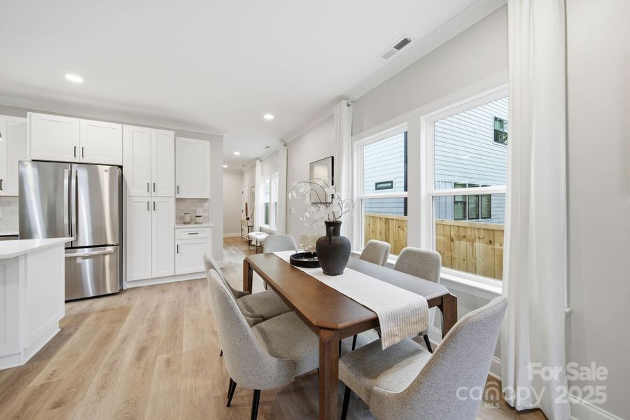 Furnished interior view inside a new home in , Charlotte (Image 5).