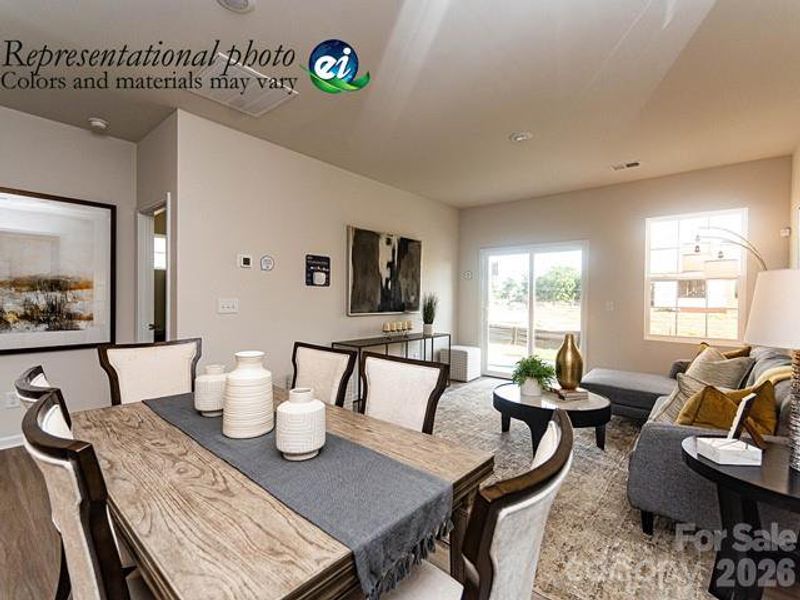Furnished interior view inside a new home in The Vines, Charlotte (Image 6).