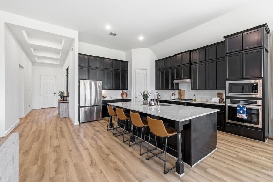 Furnished interior view inside a new home in , Old River-Winfree (Image 10).
