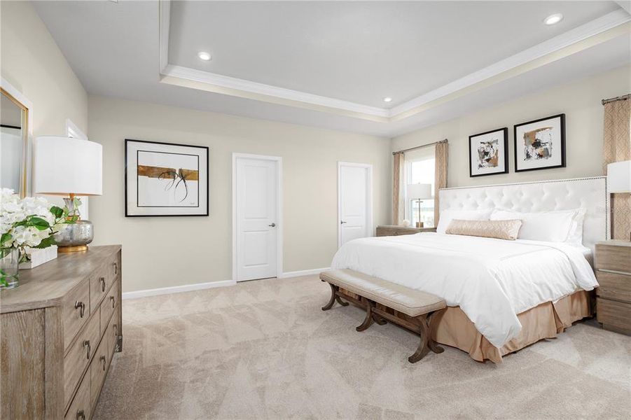 Furnished interior view inside a new home in Lake Nellie Crossing, Clermont (Image 8).