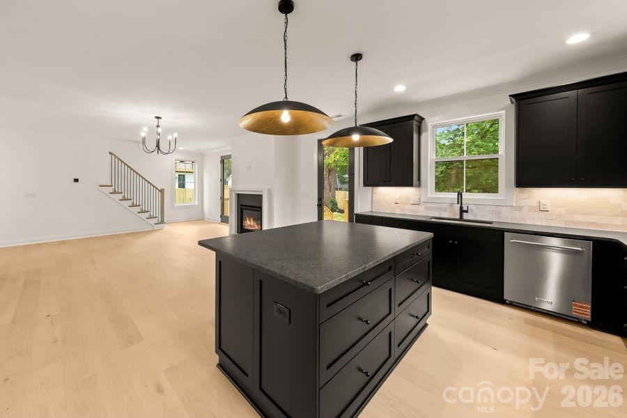 Furnished interior view inside a new home in , Charlotte (Image 34).