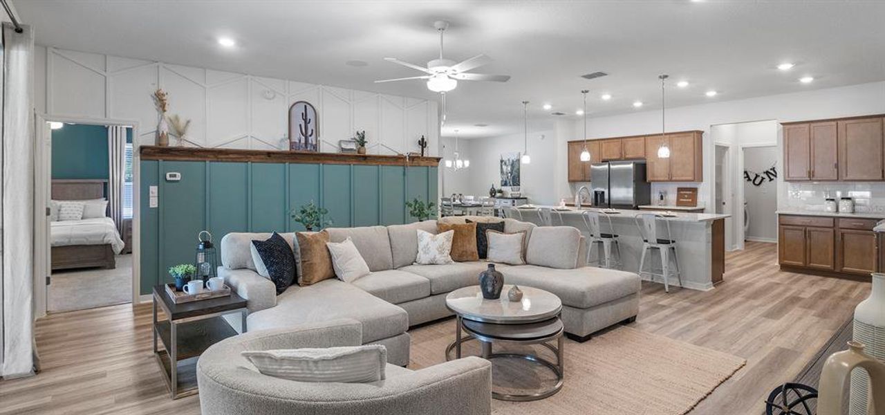 Furnished interior view inside a new home in Copperleaf, Ocala (Image 14).