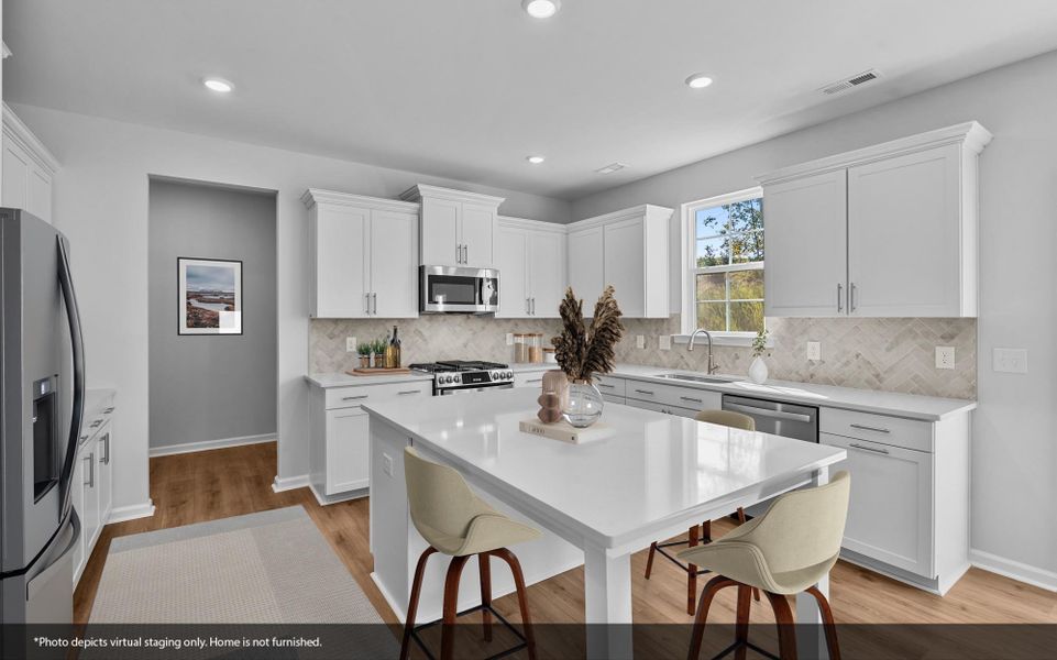 Furnished interior view inside a new home in Watkins Landing, Kernersville (Image 7).